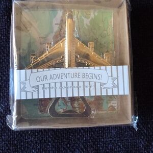 Our Adventure Begins Airplane Bottle Opener